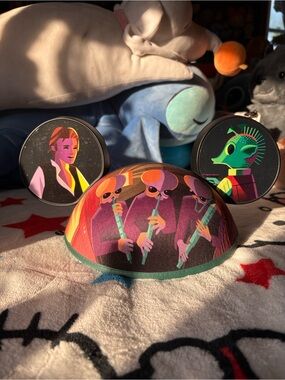 Disney Parks Star Wars Mickey Ears  Cantina Designed by Jeff Granito